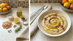 Hummus di cannellini cremoso in 5 minuti: con tahina, limone e rosmarino