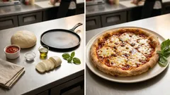 Pizza sul fornello e sotto il grill: il metodo veloce per una base croccante