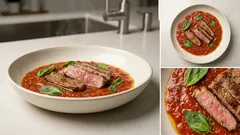 Carne alla pizzaiola morbida: il trucco è cuocere la carne solo alla fine