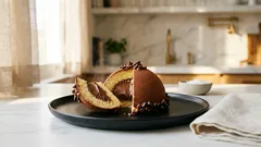 Teste di moro fatte in casa: cupolette soffici con ganache al cioccolato