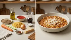 Pasta e lenticchie cremosa in casseruola: il trucco per averla sempre ben legata