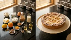 Pastiera con crema pasticciera: la versione più morbida e stabile al taglio