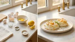 Uova nuvola al forno: soffici fuori, con tuorlo cremoso al centro (pronte in pochi minuti)