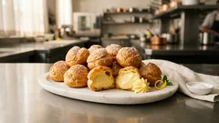 Bignè fritti alla crema pasticciera: gonfi, dorati e leggeri con la frittura giusta