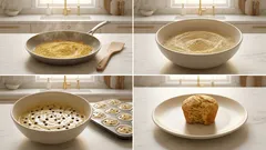 Muffin vegani senza glutine alla farina di ceci: morbidi, profumati e pronti in poco tempo