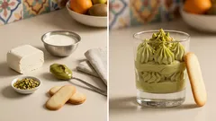 Bicchierini alla crema di pistacchio: dessert elegante senza forno, pronto con poco lavoro