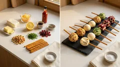 Lollipop di formaggio: palline cremose su pretzel, perfette per l’aperitivo