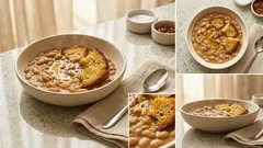 Biscotti di pane sponzati con i fagioli: la ricetta irpina calda e rustica