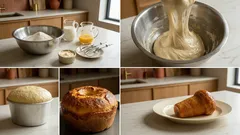 Babà al rum con il frullino: soffice e spugnoso anche senza impastatrice