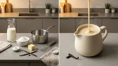 Latte condensato fatto in casa in 10 minuti: cremoso, liscio e pronto per i dolci