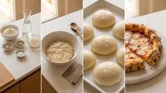 Impasto pizza con pochissimo lievito: la lievitazione lunga che fa la differenza