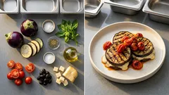 Medaglioni di melanzane al forno con cuore filante: la ricetta estiva semplice