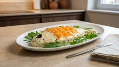 Pesce finto di patate e tonno: l’antipasto freddo che fa scena in pochi minuti