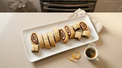 Biscottini bianchi e neri fatti in casa: friabili e profumati all’arancia