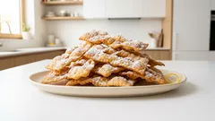Chiacchiere di Carnevale sottili e croccanti: la ricetta con frittura asciutta