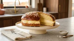 Tarte tropézienne fatta in casa: brioche soffice e crema alla vaniglia stabile