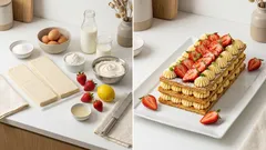 Millefoglie alle fragole con crema diplomatica: la ricetta elegante che riesce a casa